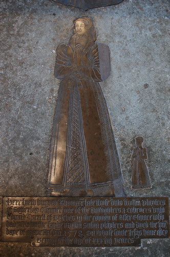 A 1578 Memorial Brass Effigy In Sotterley Church Suffolk Flickr