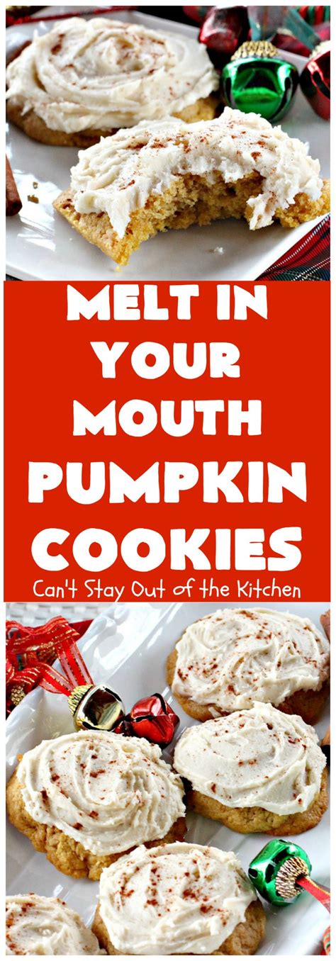 Melt In Your Mouth Pumpkin Cookies Collage Cant Stay Out Of The Kitchen