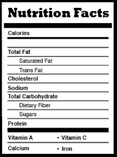 Formats 8 nutrition facts label template download excel word pdf doc xls blank tips: Printable Blank Nutrition Facts Template
