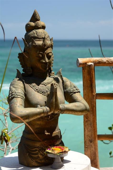 Hindu Goddess Statue Bali Indonesia Stock Photo Image Of Sacred