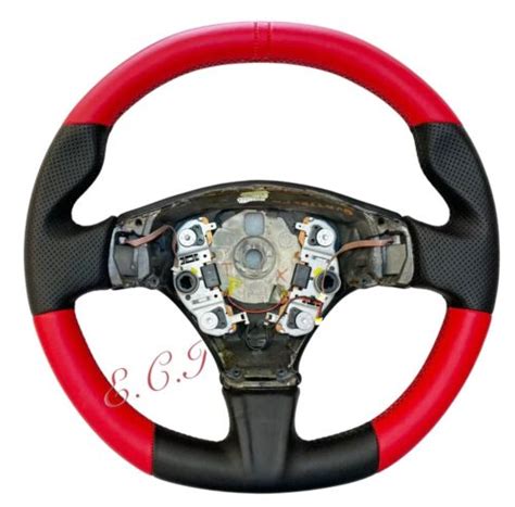 Oem Maserati Granturismo Mc Gran Turismo Quattroporte Red Leather Steering Wheel Ebay