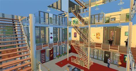 Simsdelsworld The Sims 4 Great Art Gallery 18