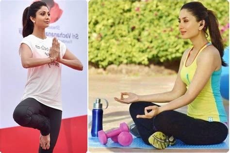 Catch The Beautiful And Impressive Celebrities Doing Yoga