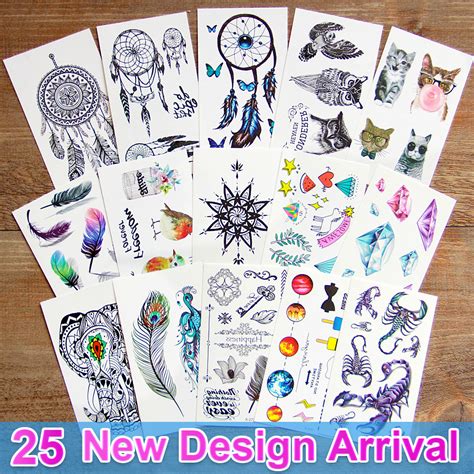 3d Dream Catcher Sex Waterproof Temporary Tattoos Dreamcatcher Flash Tattoo Stickers Body Art