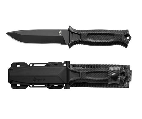 Gerber Strongarm Fixed Blade Knife Fine Edge Black 3648 Prime