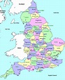 England County Towns | Carte angleterre, Carte des régions, Carte