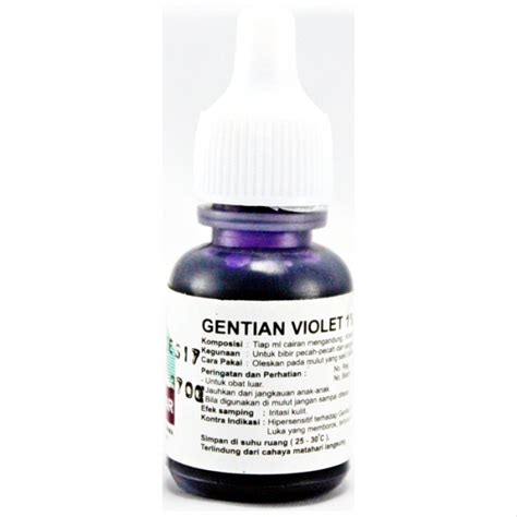 Jual Gentian Violet Cito 10 Ml Ungu Sariawan Bibir Pecah