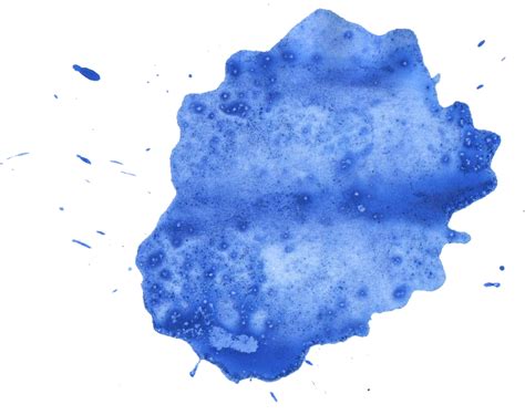 Blue Paint Splash Transparent