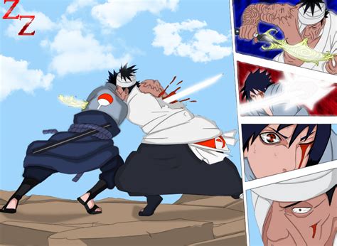 Sasuke Vs Danzo By Salty Art On Deviantart