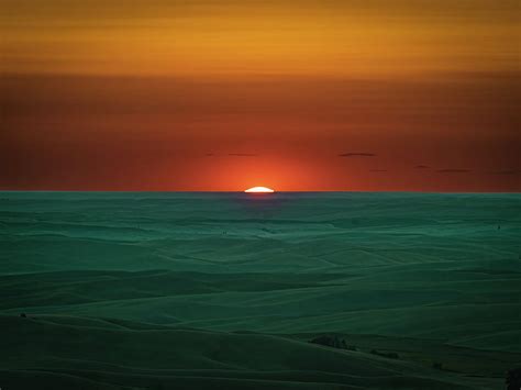 Sunset In The Palouse Photograph By David Choate Pixels
