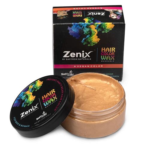 Buy Zenix Temporary Color Hair Wax For Perfect Hair Styling With Safe