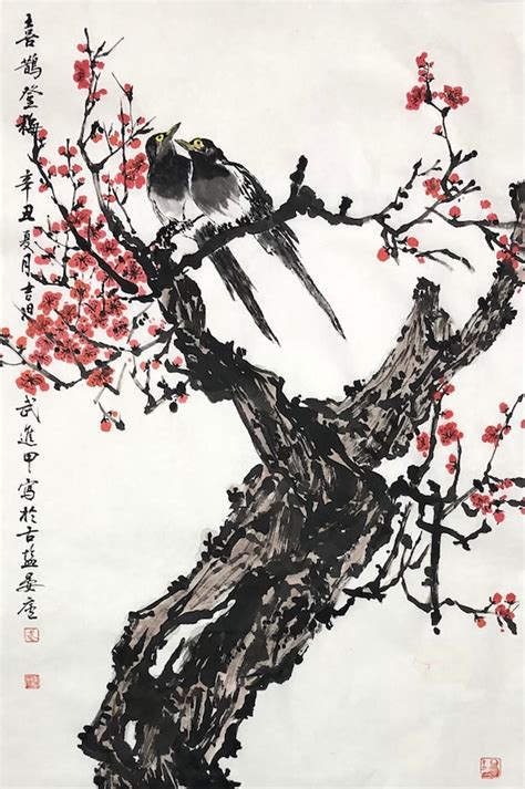 Original Chinese Ink And Wash Painting Hand Painting Chinese Etsy