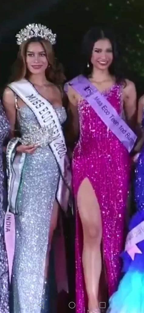 Vietnamese Crowned Miss Eco Teen International Filipina In Second