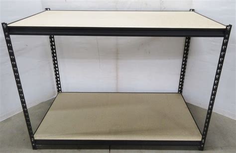 Albrecht Auctions Two Shelf Shelving Unit