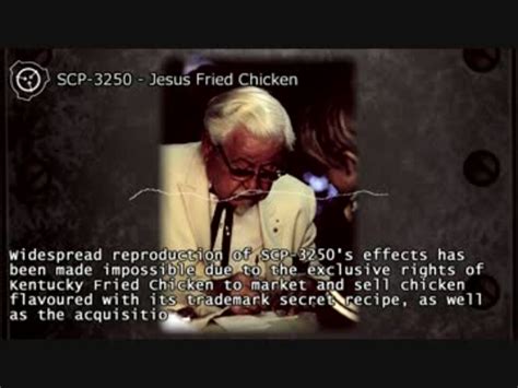 Scp 3250 Jesus Fried Chicken ニコニコ