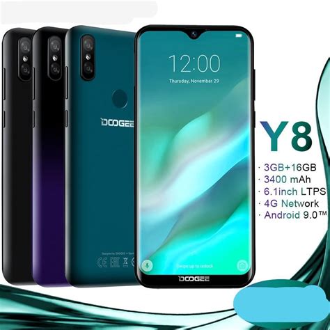 Doogee Y8 Smartphone In 2021 Dual Sim Smartphone Biometrics Technology