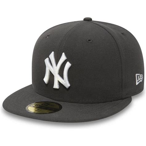 New Era Flat Brim 59fifty Essential New York Yankees Mlb Stone Fitted