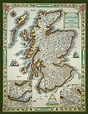 Map of Scottish Clans under Robert the Bruce, 1314 | Scotland history ...