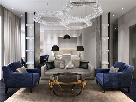 Luxury modern interiors on Behance