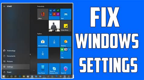How To Fix Windows 10 Settings Not Openingworking Solved Youtube