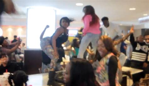 Travis Porter Start A Twerking Flash Mob In Atlantas Lennox Mall Video