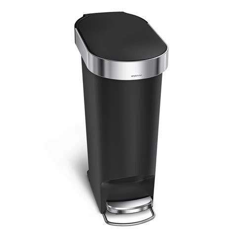 Ships free orders over $39. simplehuman 40 l/10.6 Gal. Black Plastic Slim Kitchen Step ...