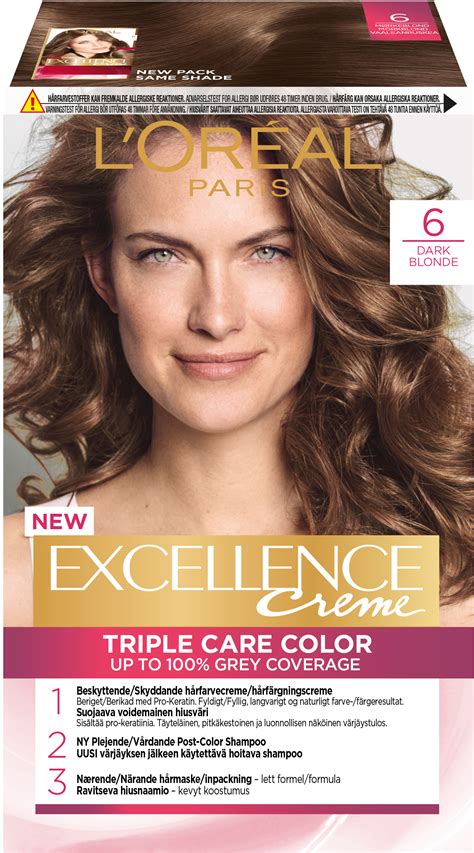 loreal paris excellence creme 6 dark blonde