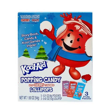 Hilco Kool Aid Popping Candy Story Book Christmas 24x098oz Pacific