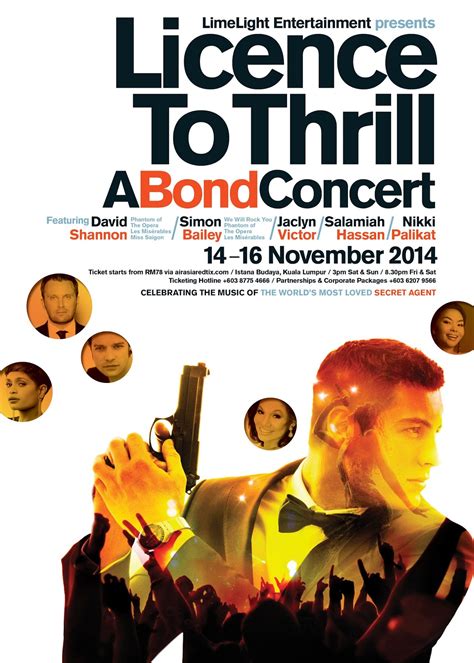 Licence To Thrill A Bond Concert Ft David Shannon Simon Bailey