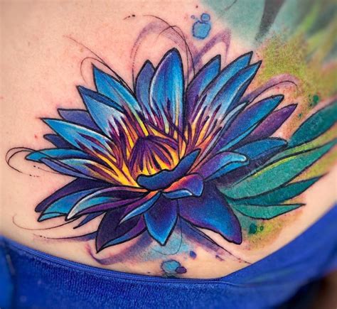 Purple Lotus Flower Tattoo Meaning Purple Lotus Flower Tattoo Designs