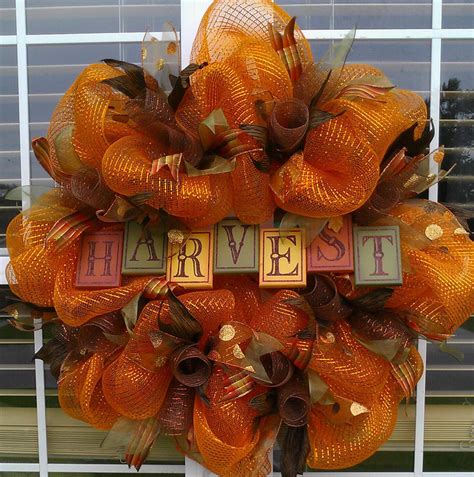 Fall Deco Mesh Wreath Made By Wreaths By The Sea On Facebook And Etsy