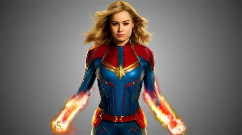 Captain Marvel 3d Model Rigged Youtube