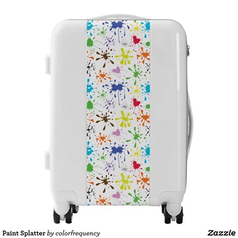 Paint Splatter Luggage Zazzle Paint Splatter Luggage Painting