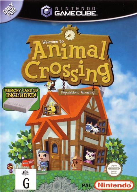 Animal Crossing 2002 Gamecube Box Cover Art Mobygames