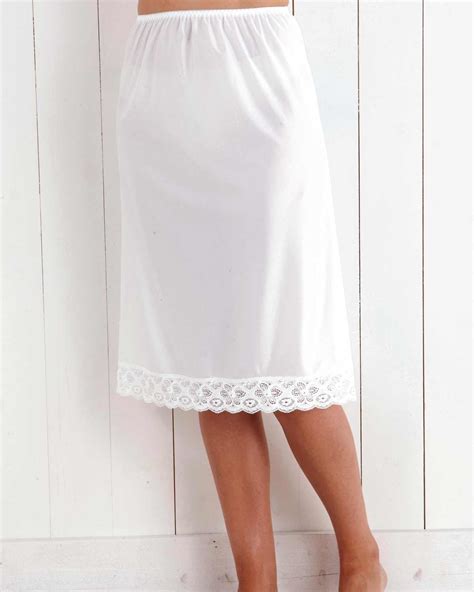 Ladies Waist Slip With Lace Trim For Underneath Skirts Or Dresses