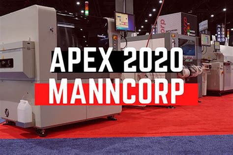 Manncorp Exhibits New Production Line At Apex 2020 Manncorp Inc