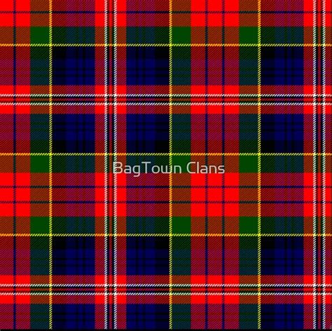 Clan Macpherson Tartan By Bagtown Clans Redbubble