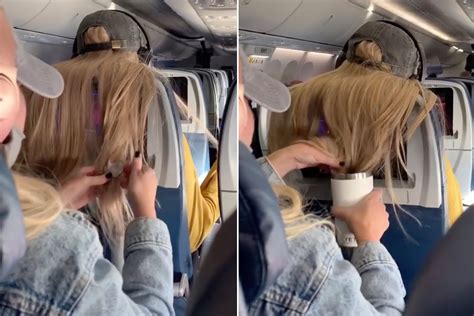 Plane Passenger Sticks Gum In Woman S Hair In Viral Tiktok