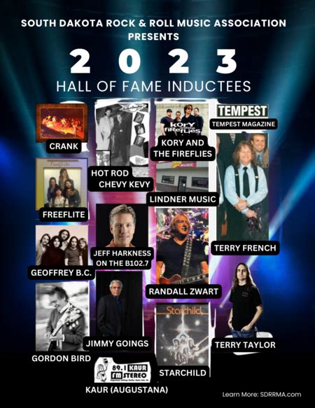 South Dakota Rock Rollers Hall Of Fame Inductees Announced The South Dakota Rock And