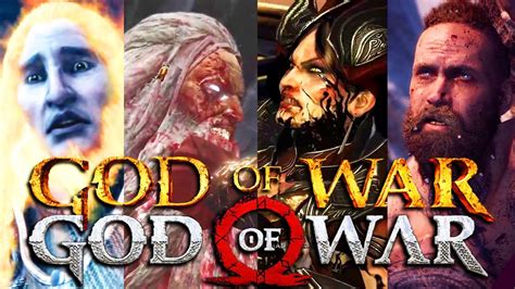 All Final Boss Fights And Endings Of God Of War Series Youtube