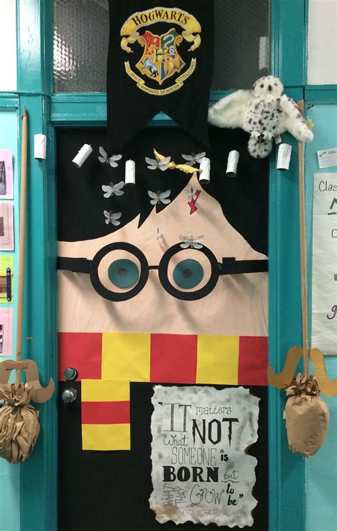 Harry Potter Classroom Door Sorting Hat Made From Pap