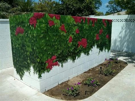 Check spelling or type a new query. Poolside cinder block wall outdoor hand painted mural ...