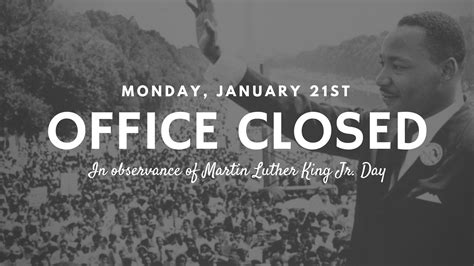 Closed For Martin Luther King Day The Citrus Report