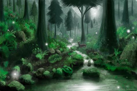 Green Forest By Syntetyc On Deviantart