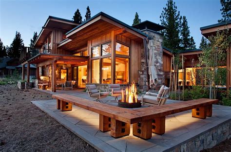 Stunning Rustic Mid Century Inspired Home In The Sierra Nevada