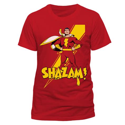 Dc Comics T Shirt Captain Marvel Shazam Captain Marvel Shazam Dc