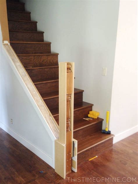 A DIY Stair Makeover Tutorial And Tips This Time Of Mine