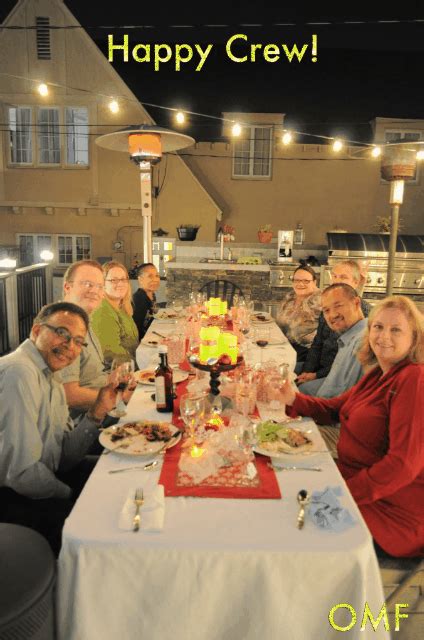 Organizing Made Fun Outdoor Evening Christmas Dinner Outdoor Evening