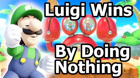 Super Mario Party 〇 Luigi Wins By Doing Absolutely Nothing Youtube