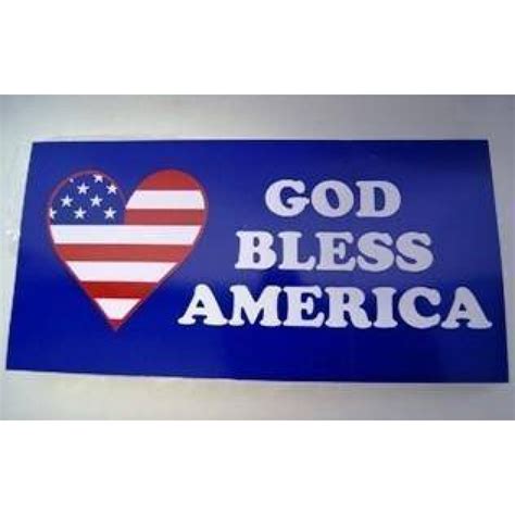 God Bless America Bumper Sticker Ultimate Flags